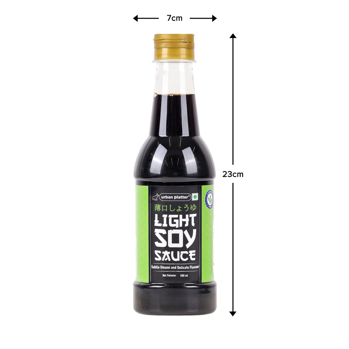 Light Soy Sauce, 500ml (Traditionally Brewed from Soya Beans | Asian Umami Seasoning for Soups | Clean-label)