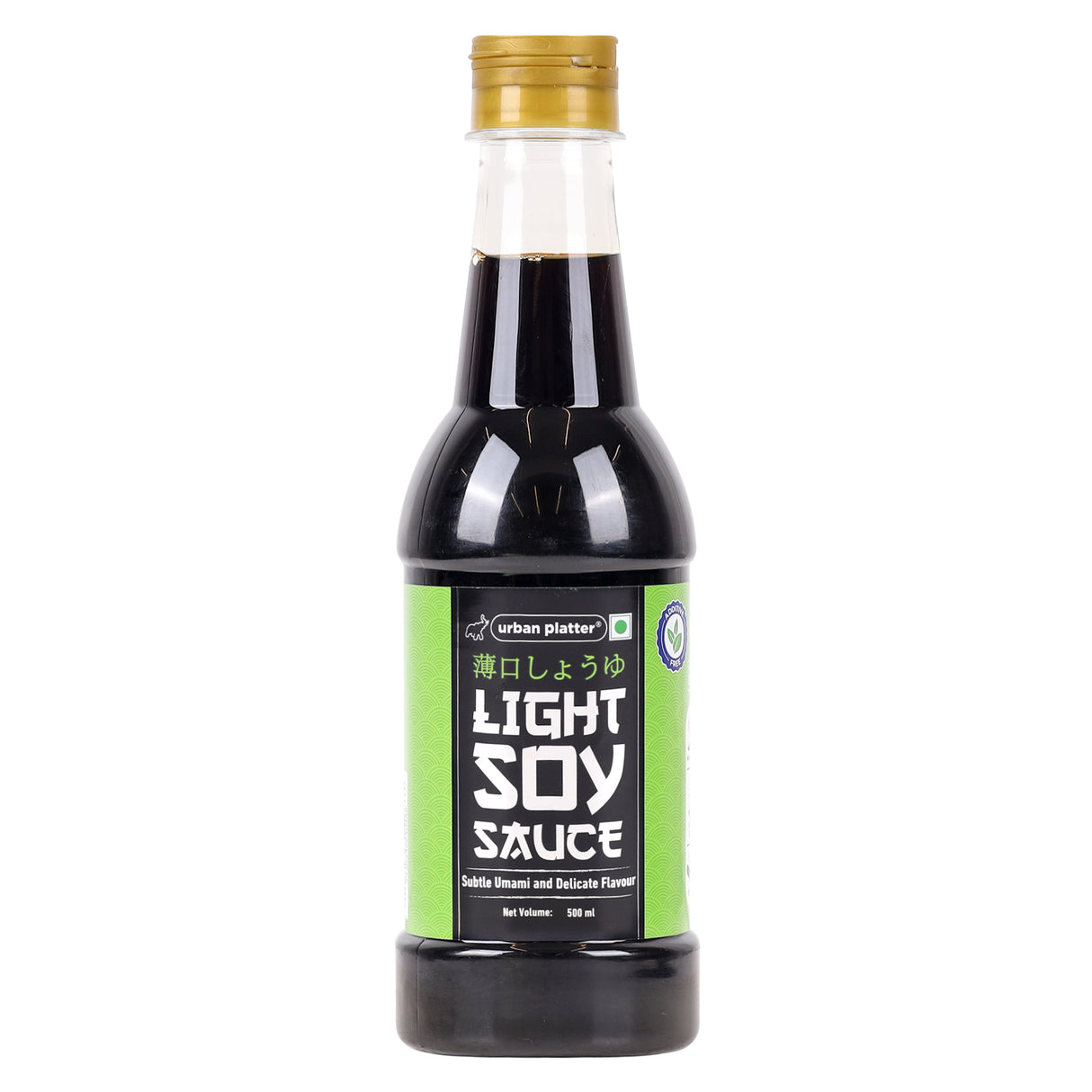 Urban Platter Light Soy Sauce, 500ml (Traditionally Brewed from Soya Beans | Asian Umami Seasoning for Soups | Clean-label)