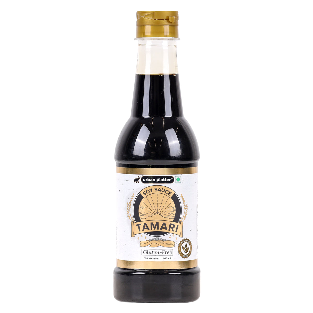 Urban Platter Tamari Soy Sauce, 500ml (Traditionally Brewed from Soya Beans | Asian Gluten-free Umami Seasoning | Clean-label)