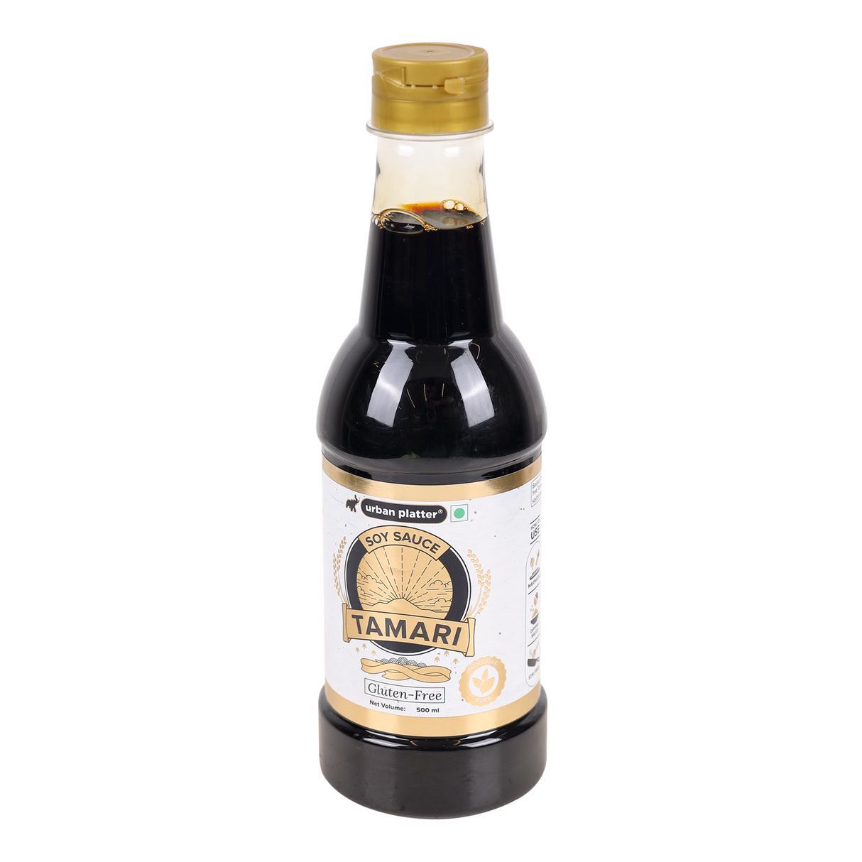 Urban Platter Tamari Soy Sauce, 500ml (Traditionally Brewed from Soya Beans | Asian Gluten-free Umami Seasoning | Clean-label)