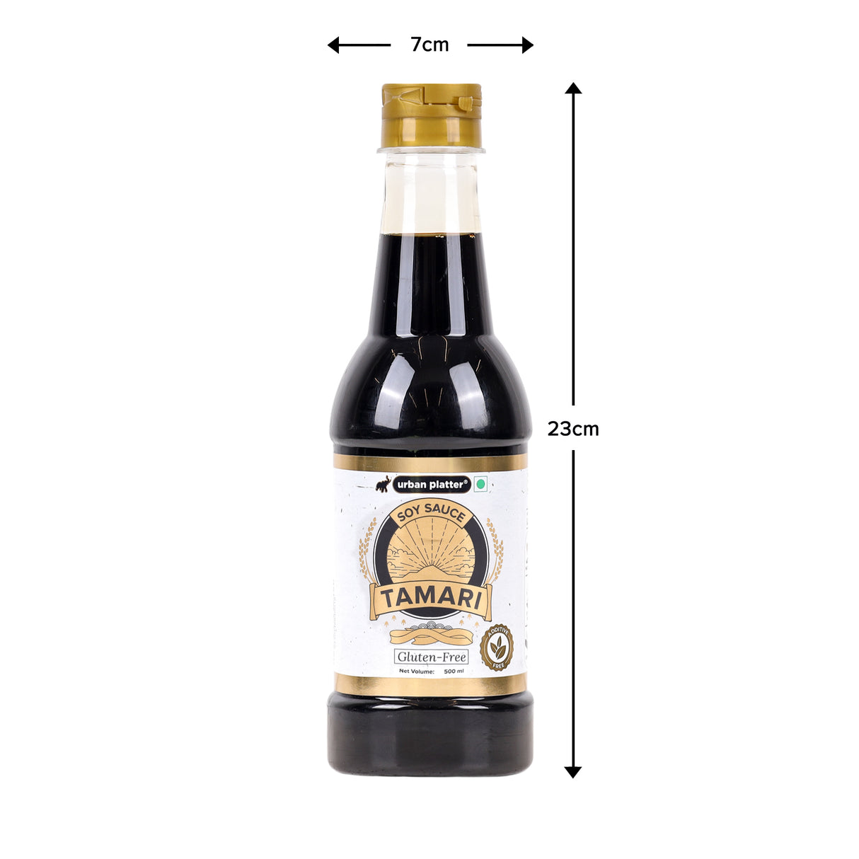 Urban Platter Tamari Soy Sauce, 500ml (Traditionally Brewed from Soya Beans | Asian Gluten-free Umami Seasoning | Clean-label)
