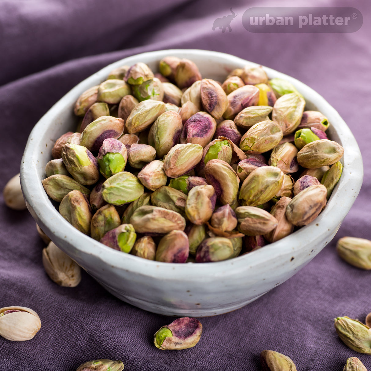 Urban Platter Pistachio Kernels, 500g (Shell Removed Pista | Unroasted and Unsalted | fibre & Protein-Rich | Heart-Healthy Snack)