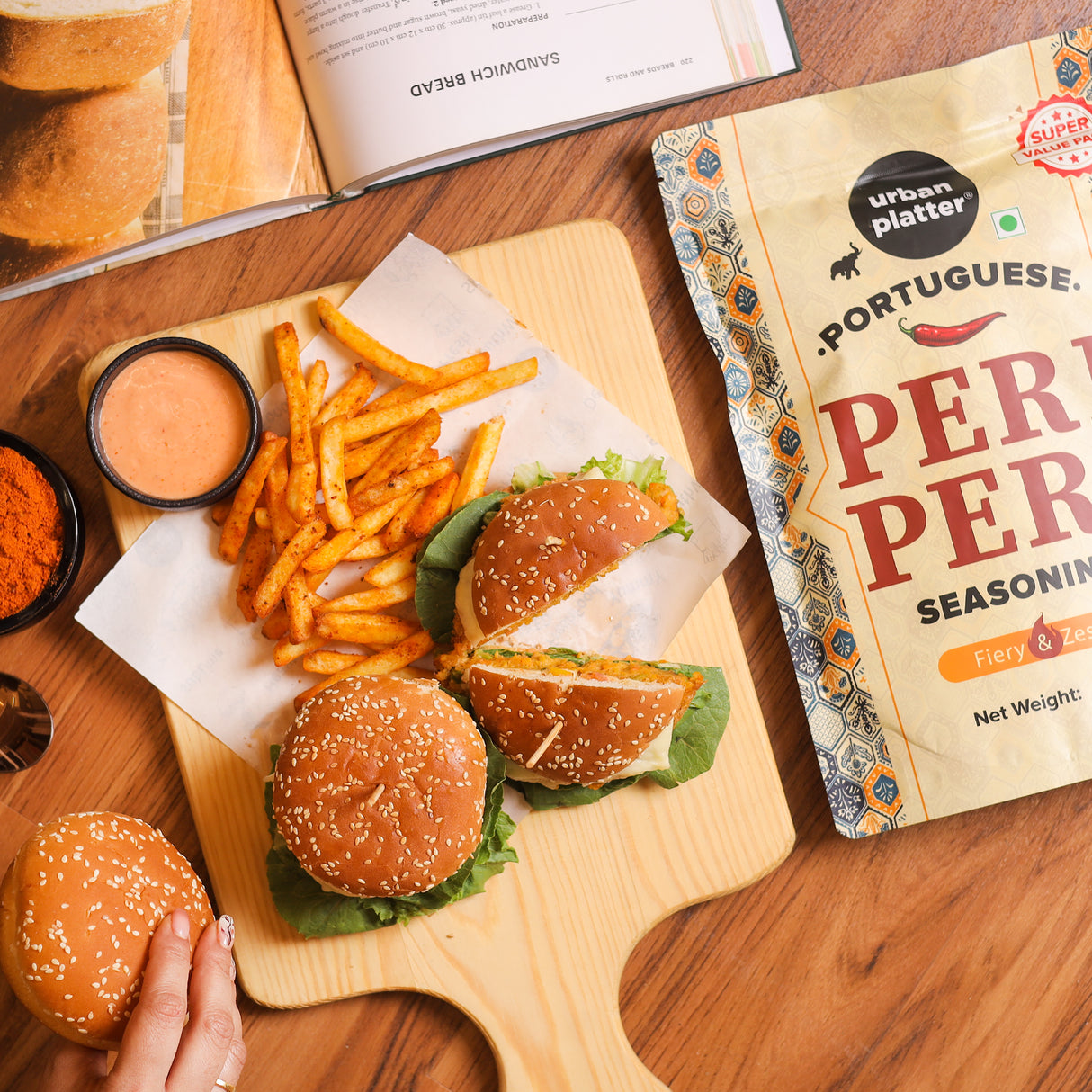 Portuguese Peri Peri Seasoning, 1 Kg (All-purpose seasoning, Perfect for Pop Corn, Pasta, Fries Seasoning, Dairy-free)