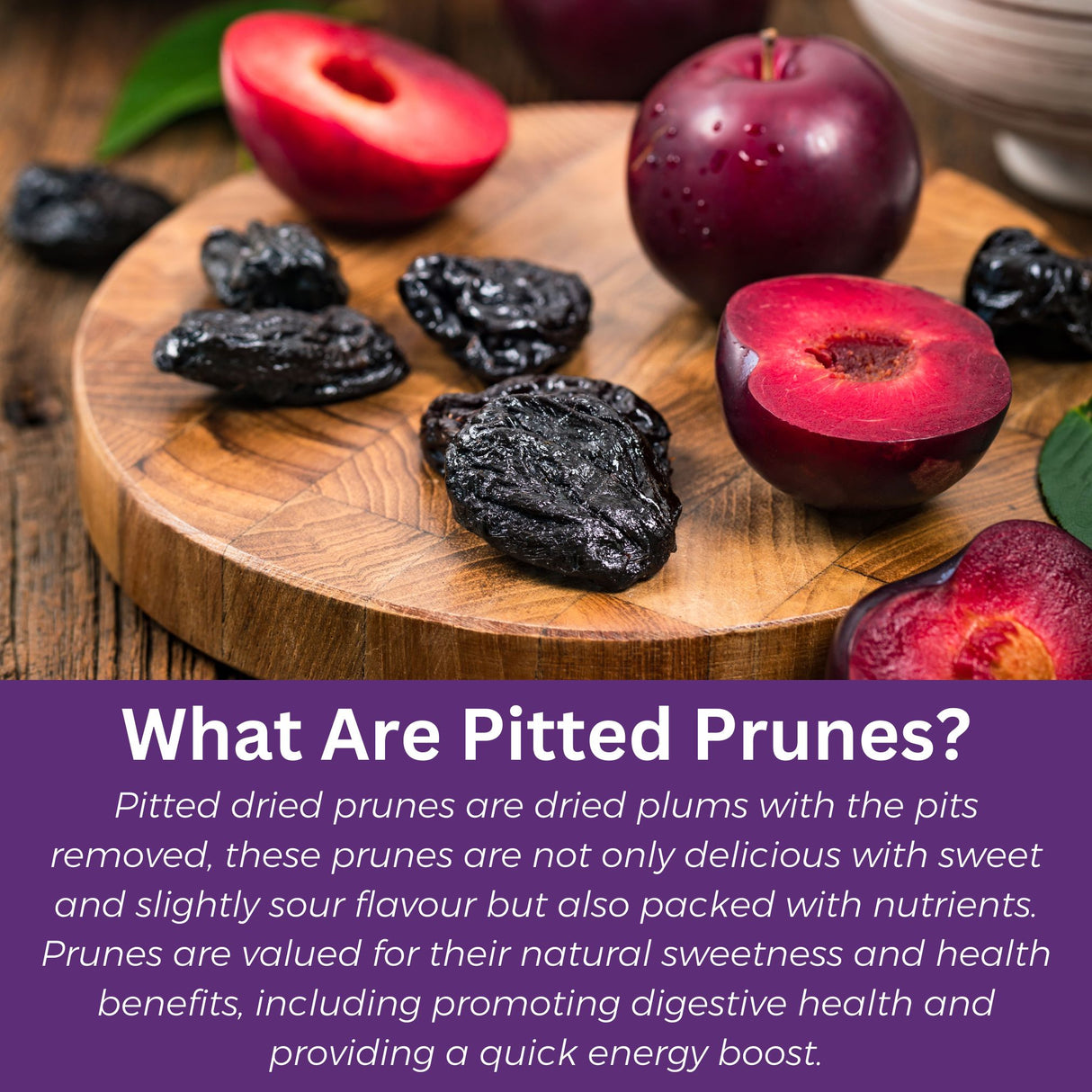 Urban Platter Pitted California Prunes, 1Kg (Dried Plums | Unsweetened | Rich in fibre | Great for Digestion)