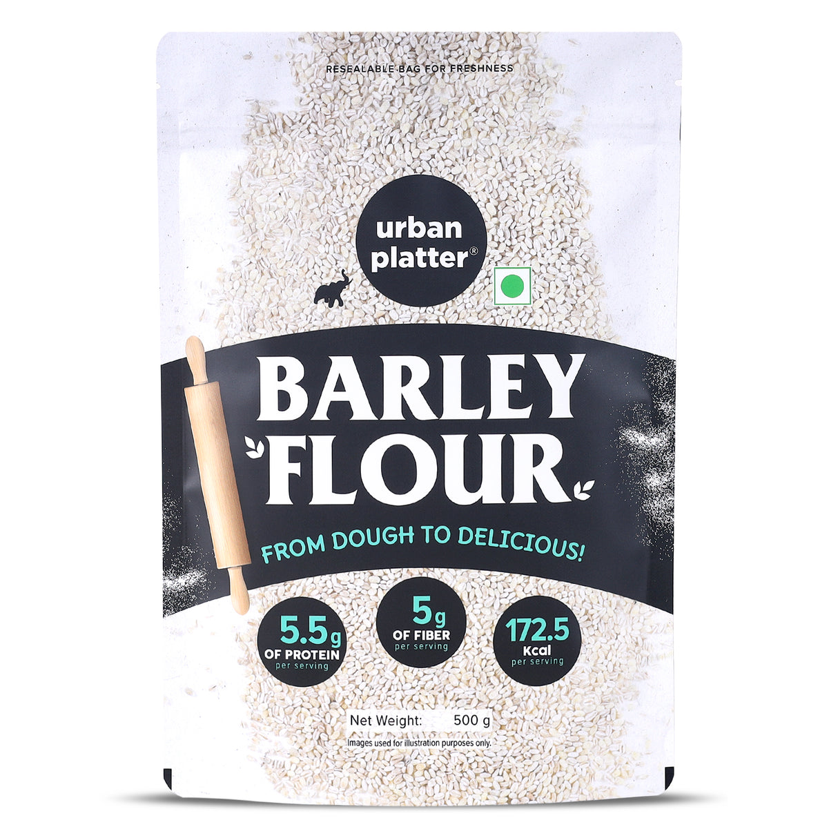 Urban Platter Barley Flour, 500g (Jau Aata | High in Fibre | Nutrient-Rich | Pantry Staple Reimagined)