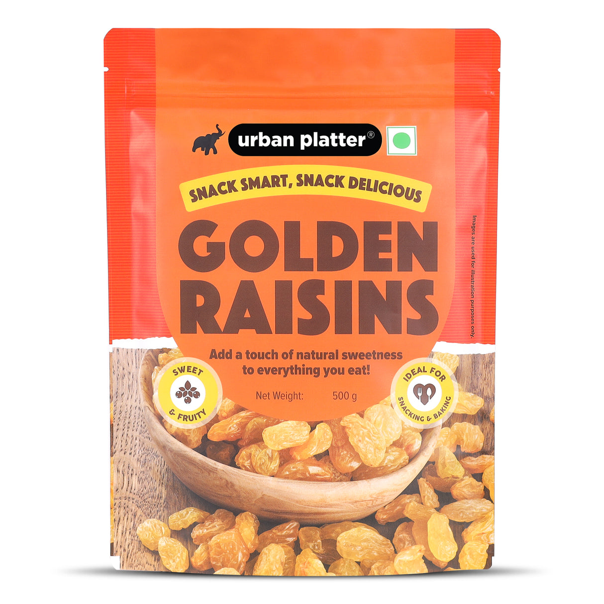 Urban Platter Golden Raisins (Kishmish), 500G