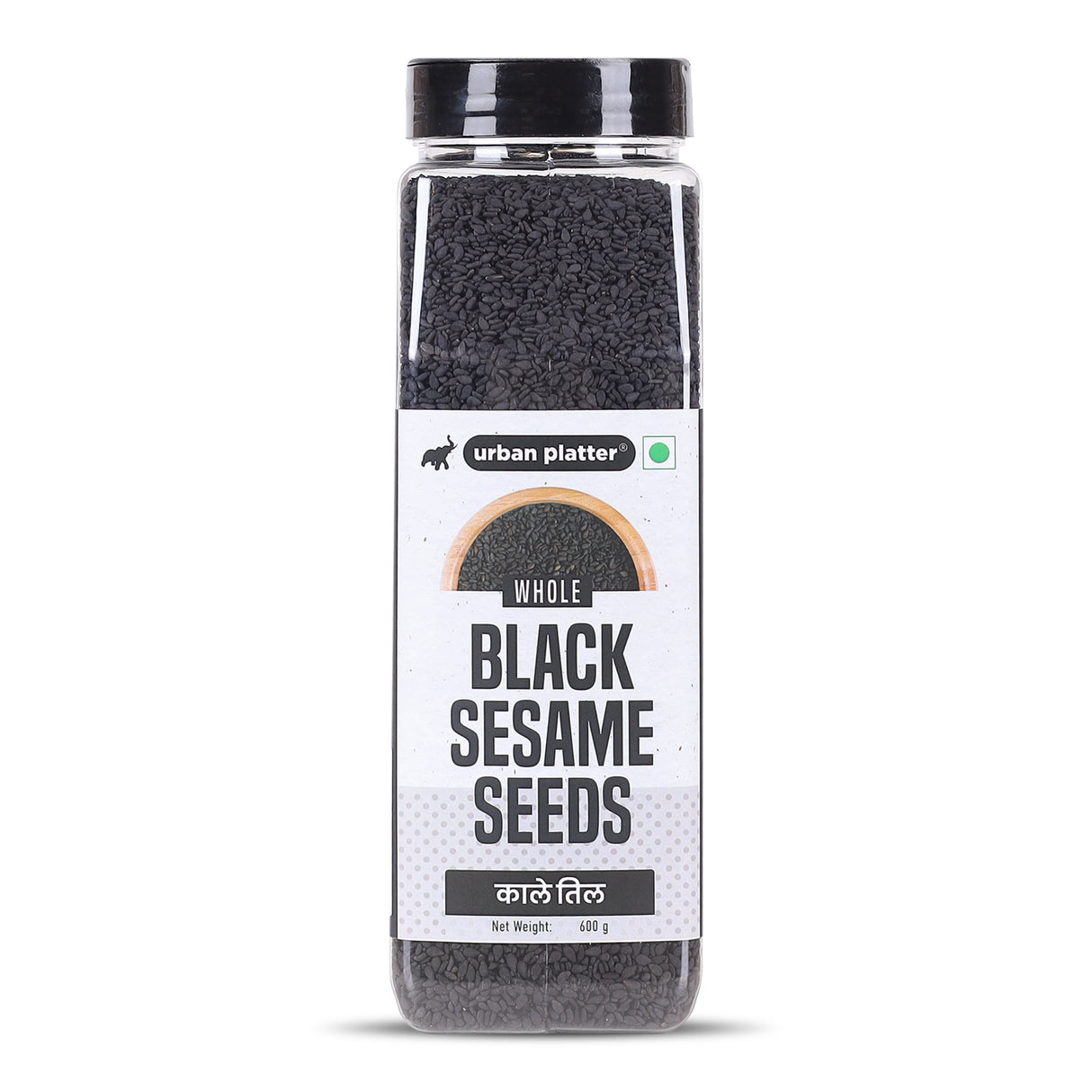 Urban Platter Black Sesame (Kaale Til) Seeds, 600g