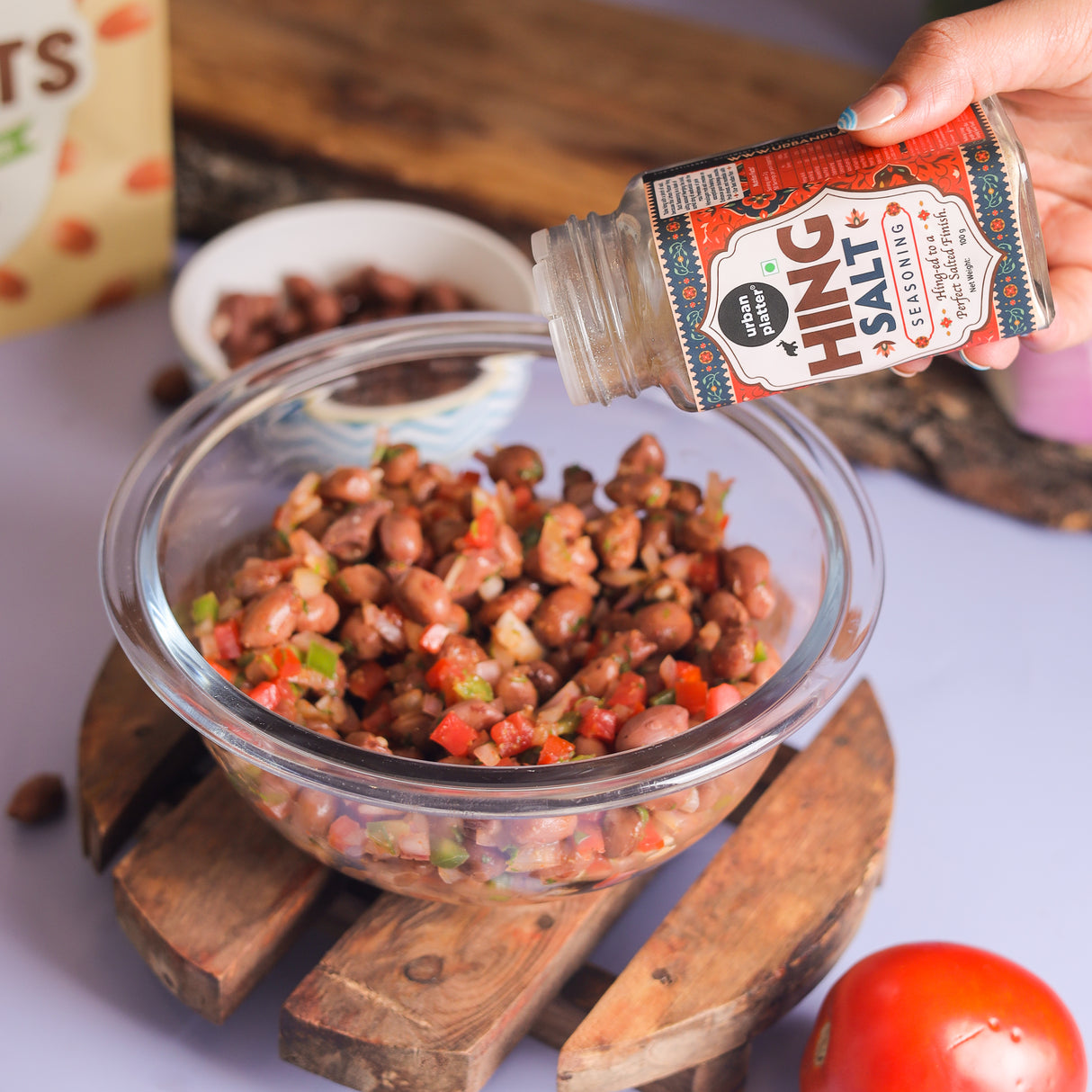 Hing Salt Seasoning, 100g (Finishing Salt | Perfect for Tempering & Topping | Ideal for Fruit Chaats, Pickling and Indian-inspired Mocktails)