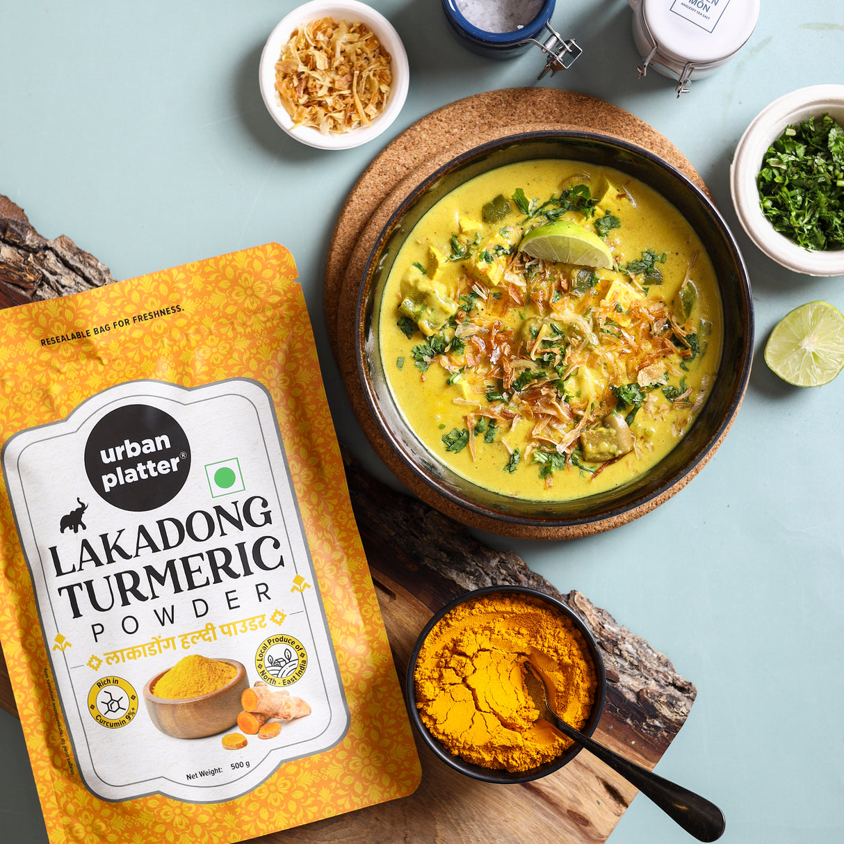 Urban Platter Lakadong Turmeric, 500g (High-Curcumin | Sourced from Meghalaya)