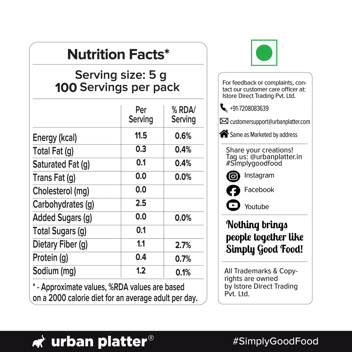 Urban Platter Lakadong Turmeric, 500g (High-Curcumin | Sourced from Meghalaya)
