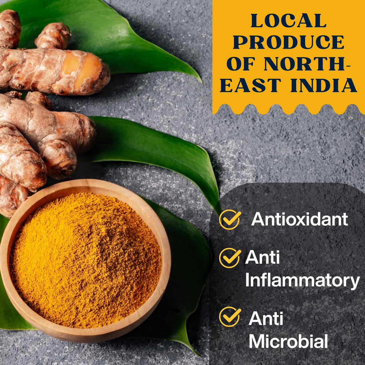 Urban Platter Lakadong Turmeric, 100g (High-Curcumin | Sourced from Meghalaya)