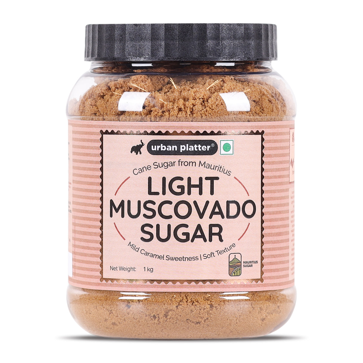 Urban Platter Mauritian Light Muscovado Sugar, 1kg (Golden Hues & Gentle Molasses | Great for Bakes, Caramels & Sauces)