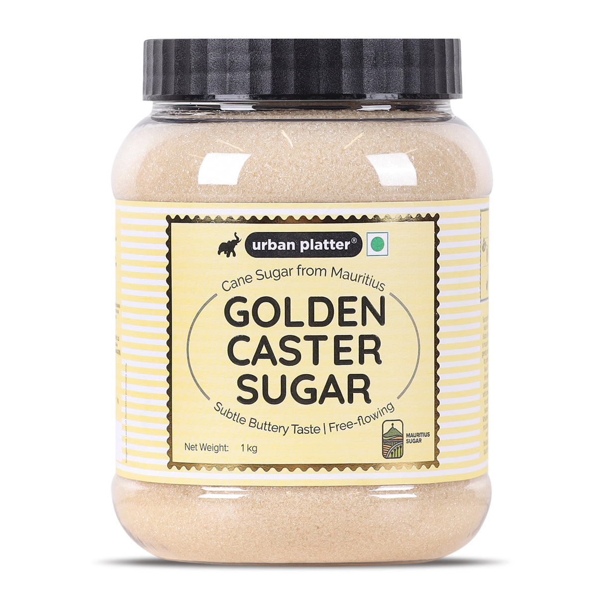 Urban Platter Mauritian Golden Caster Sugar, 1kg (Fine & Fluffy | Perfect for Cakes, Sponges & Whipped Desserts)