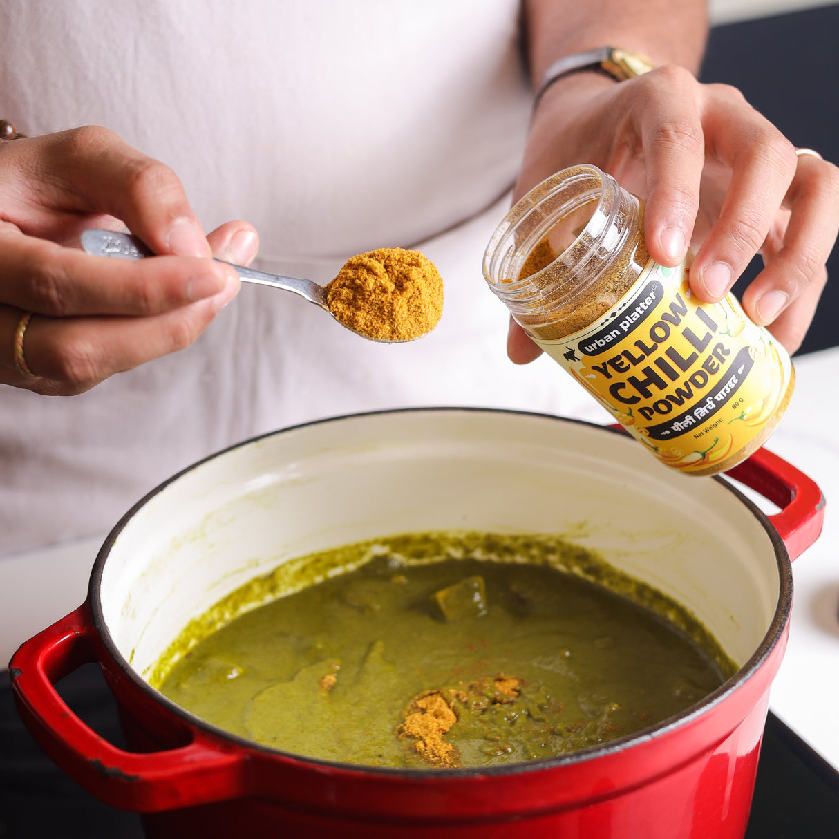 Urban Platter Yellow Chilli Powder, 80g (Mildly hot | Great for Chaats, Curries and Pickles)