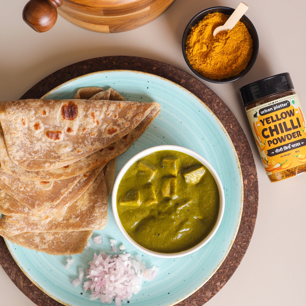 Urban Platter Yellow Chilli Powder, 80g (Mildly hot | Great for Chaats, Curries and Pickles)
