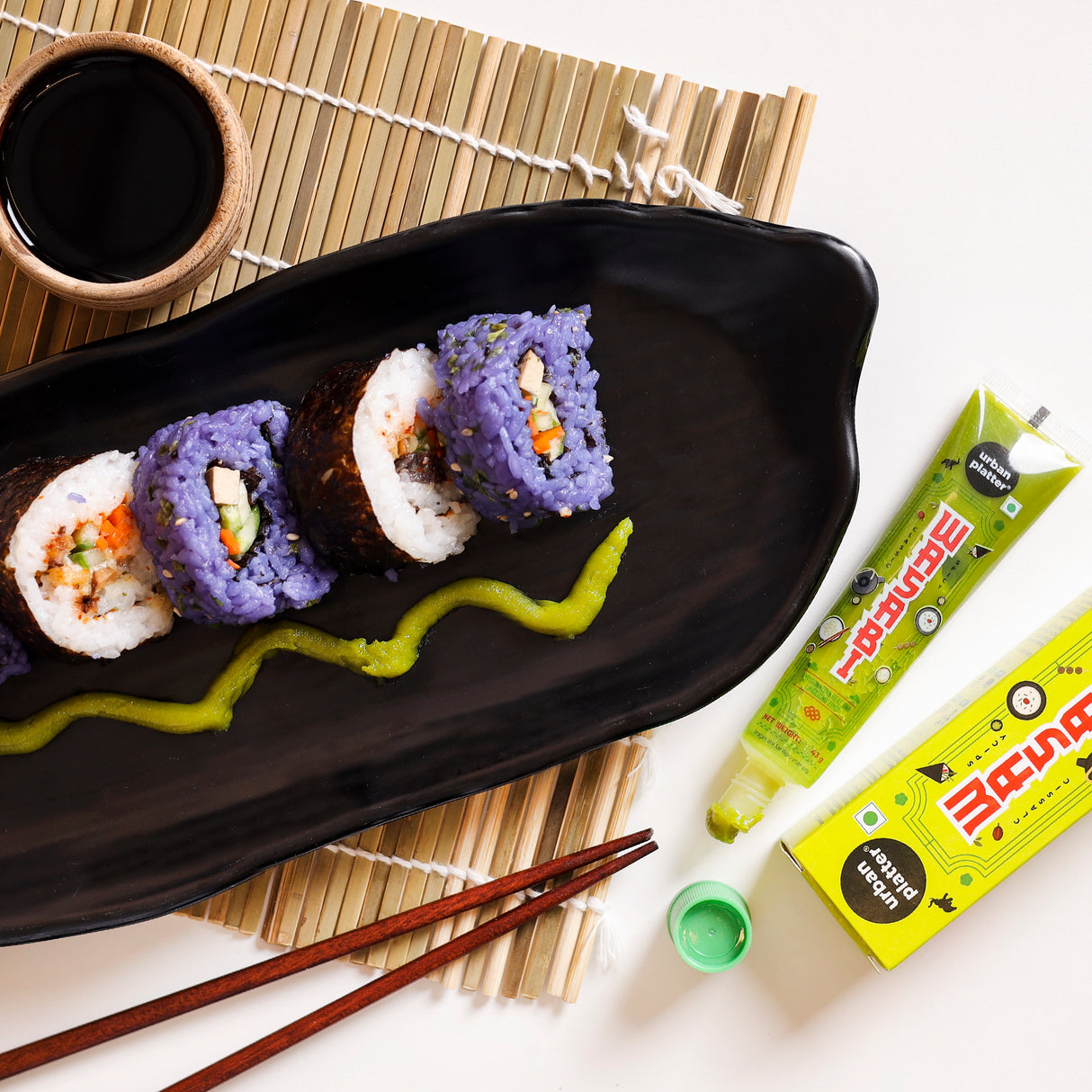 Urban Platter Premium Wasabi Paste, 43g (Elevate Your Sushi Experience with Lingering Zing)