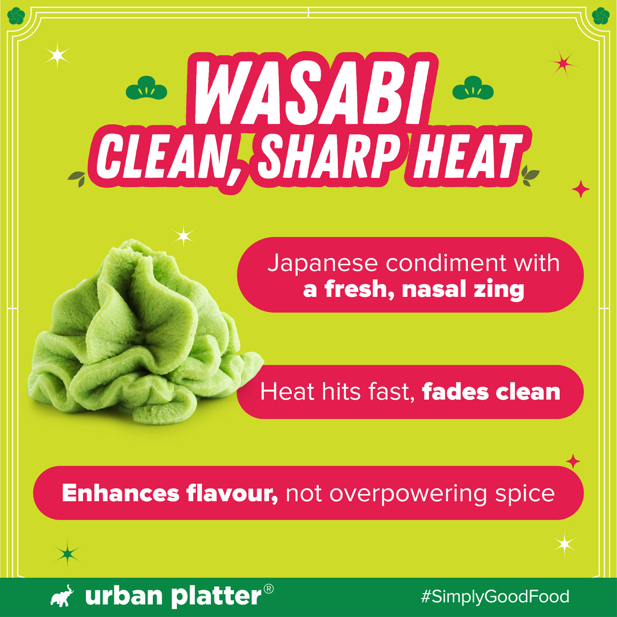 Urban Platter Premium Wasabi Paste, 43g (Elevate Your Sushi Experience with Lingering Zing)