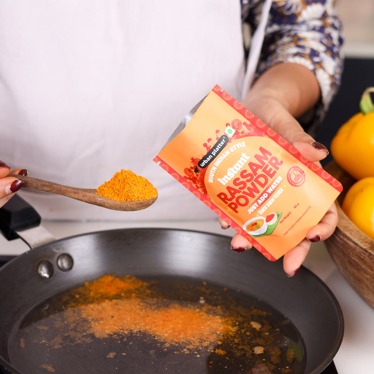 Urban Platter South Indian Style Instant Rassam Powder, 200g (Spicy Lentil Soup, Just Add Water & Cook Rasam)