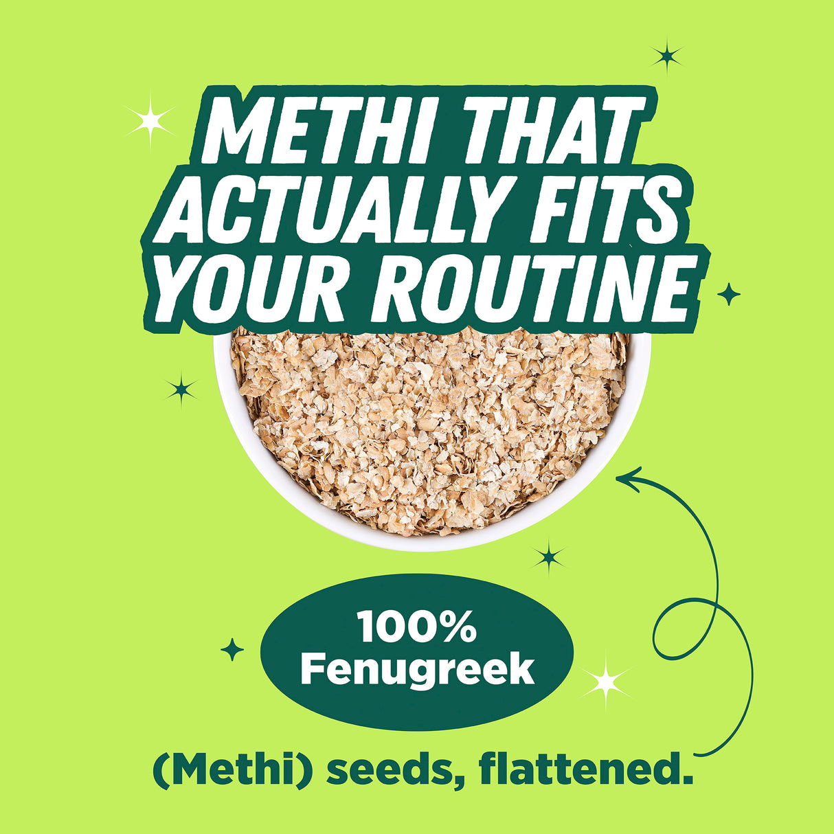 Urban Platter Methi Seed Flakes, 100g (Fenugreek Seed Flakes for improved digestion, reduced bloating, and everyday gut wellness)