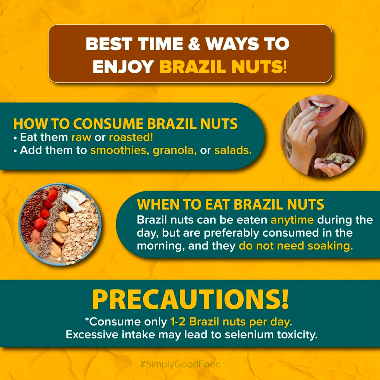 Urban Platter Brazil Nuts, 250g, (Rich in Selenium | Superfood | Have 1 Daily | Product of Peru)