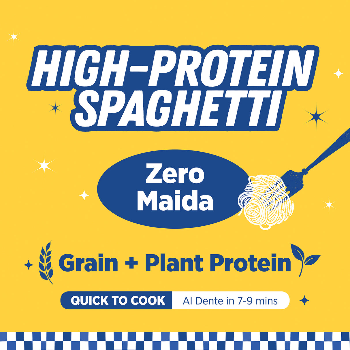 Urban Platter Protein Spaghetti, 500g (Zero Maida, Durum Wheat & Barley Flour Pasta, Plant Protein, High Fiber)