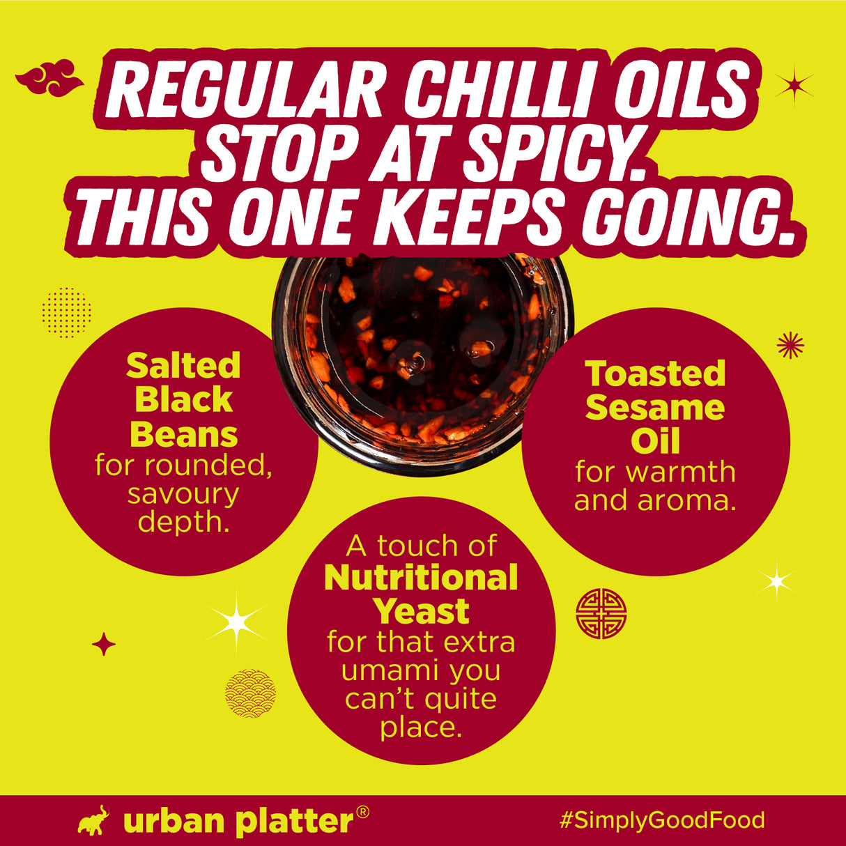 Urban Platter Korean Chilli Oil, 160g (Made with Korean Chilli Flakes | Bold, Balanced Heat | Perfect for Ramyeon, Dumplings, Rice & Korean Cooking) - product image 5