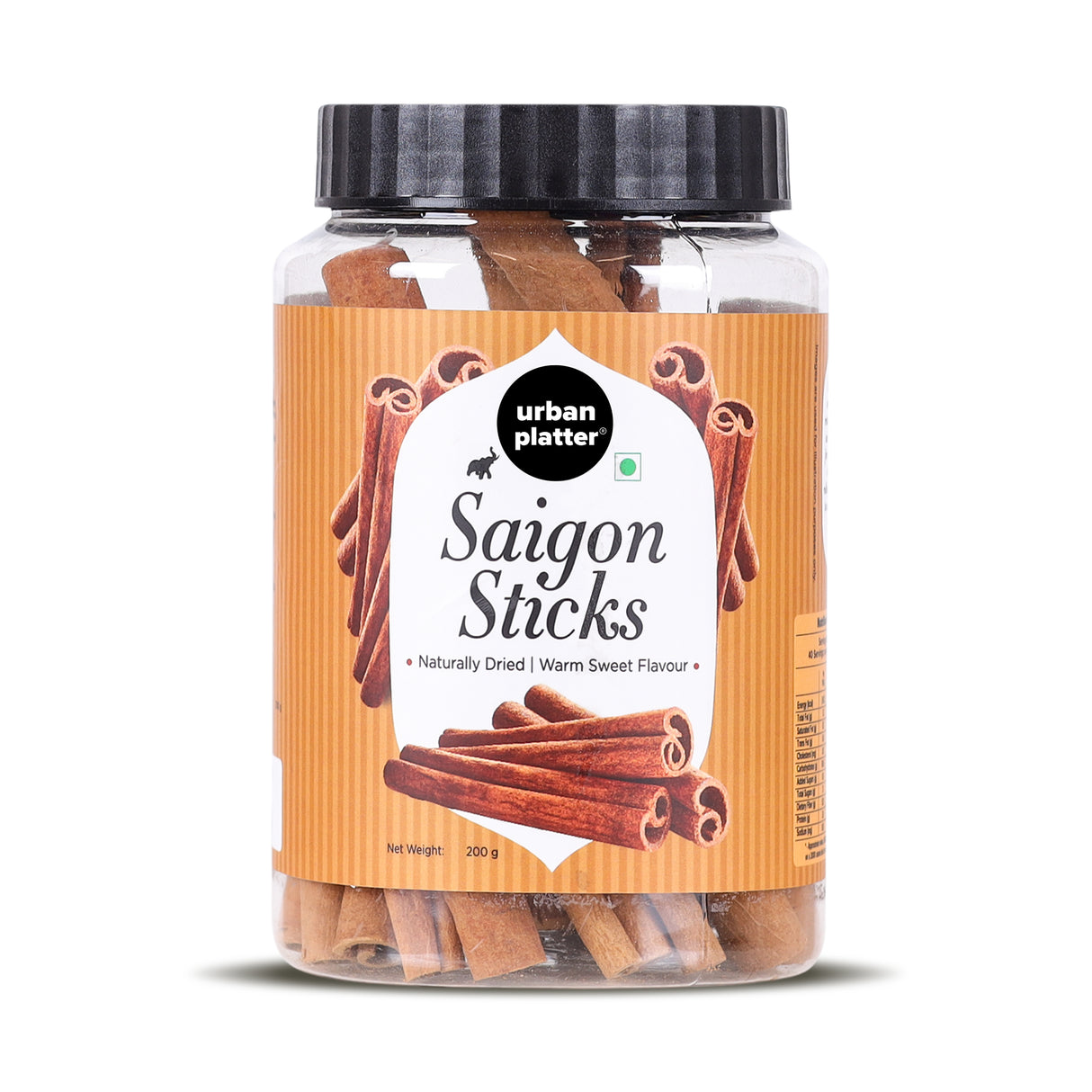 Urban Platter Saigon Sticks, 200g Jar (Cassia quills, Cinnamon like flavour)