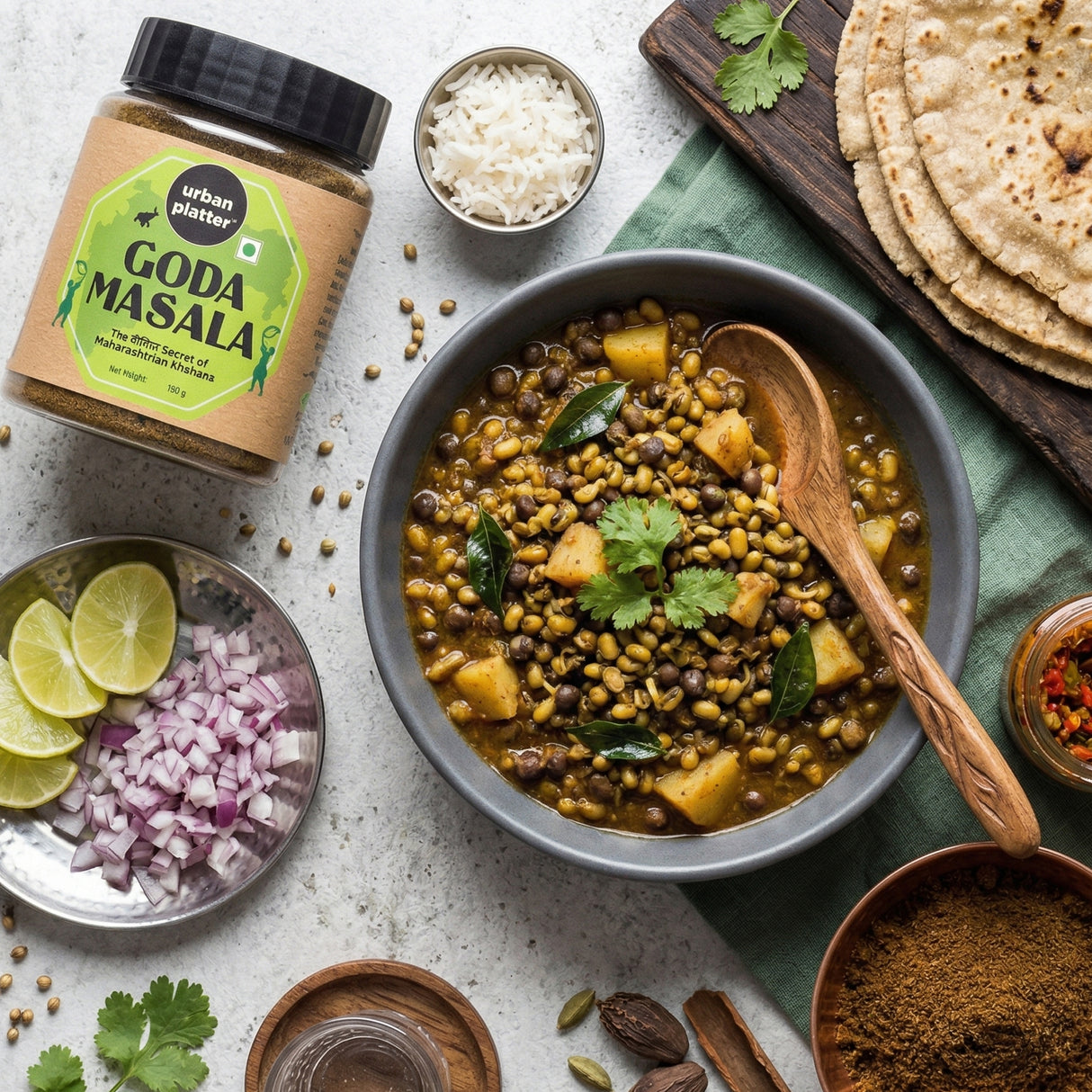 Urban Platter Maharashtrian Goda Masala, 150g (Signature Chavistha Desh-style Blend | Onion & Garlic-free | Additive & Preservative-free)