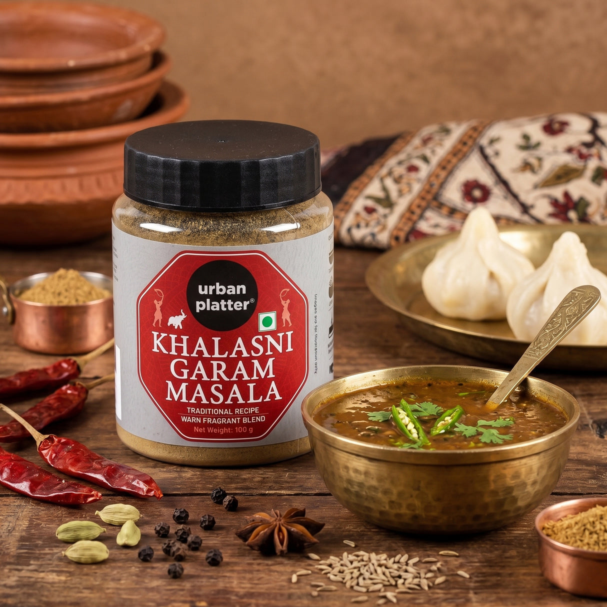 Urban Platter Maharashtrian Khalasni Garam Masala, 100g (Signature Satara-Solapur Blend | Onion & Garlic-free | Additive and Preservative-free) - product image 5