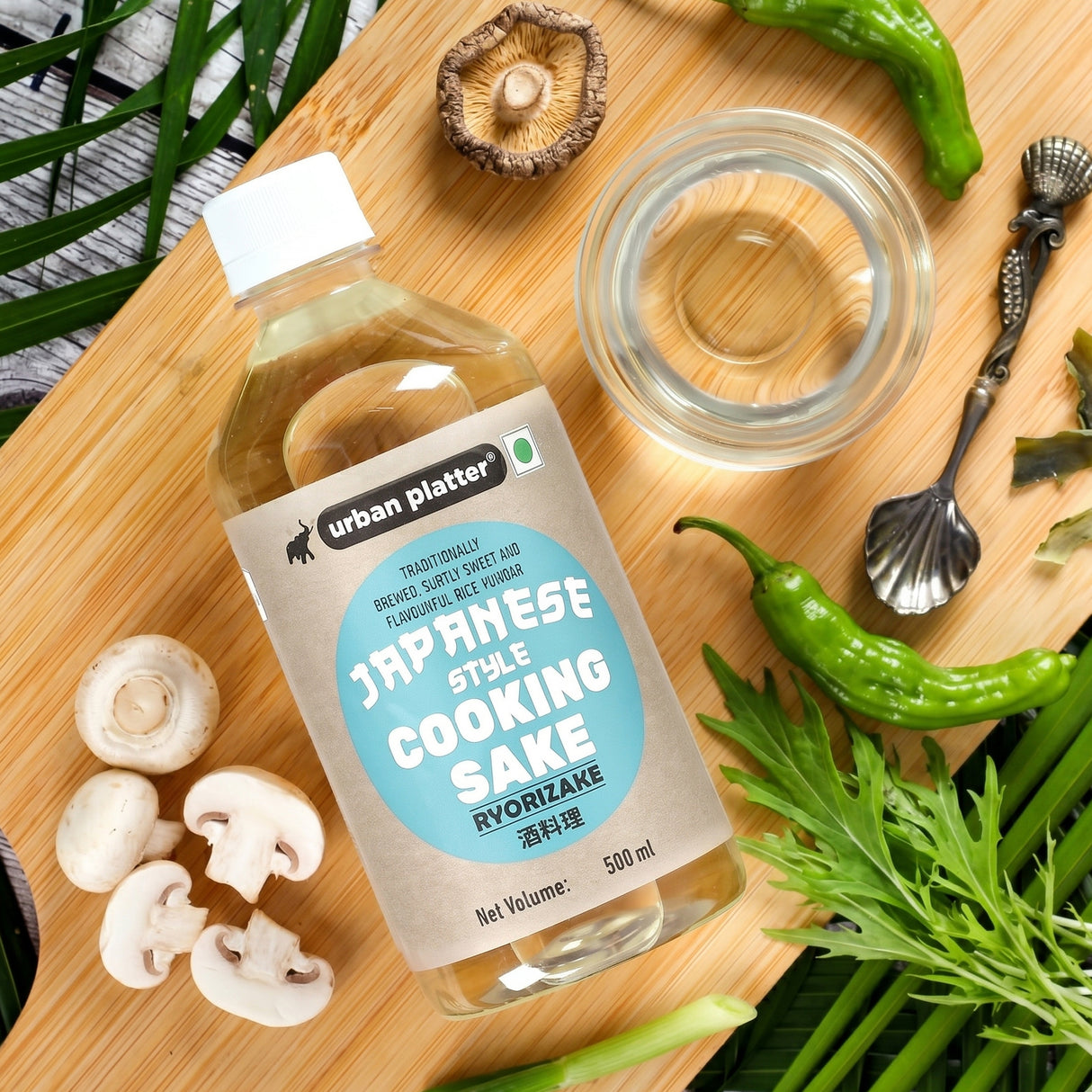 Traditionally Brewed Ryorizake/ Japanese Cooking Sake, 500ml (Subtly Sweet and Flavourful Rice Seasoning)