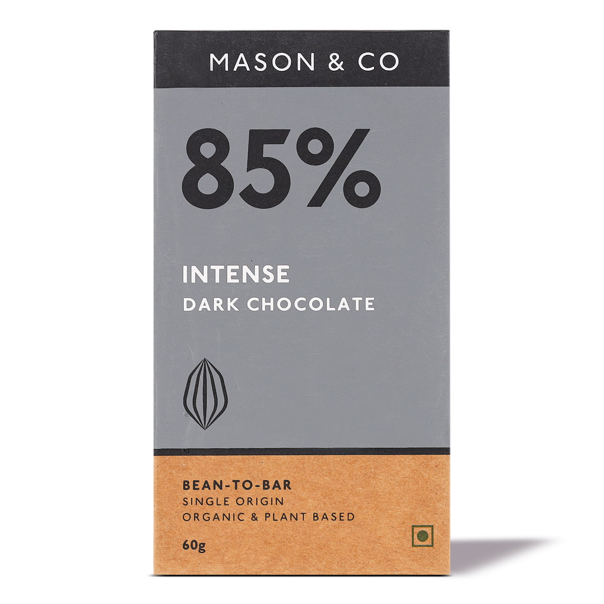 Intense 85% Dark Organic Chocolate Bar 60g