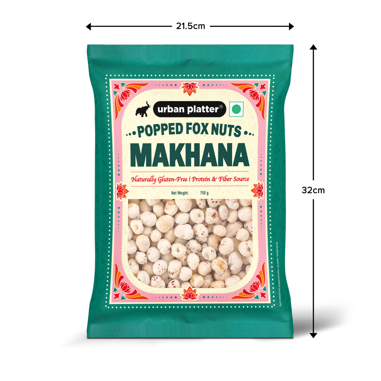 Puffed Fox Nuts (Unroasted Makhana), 100g