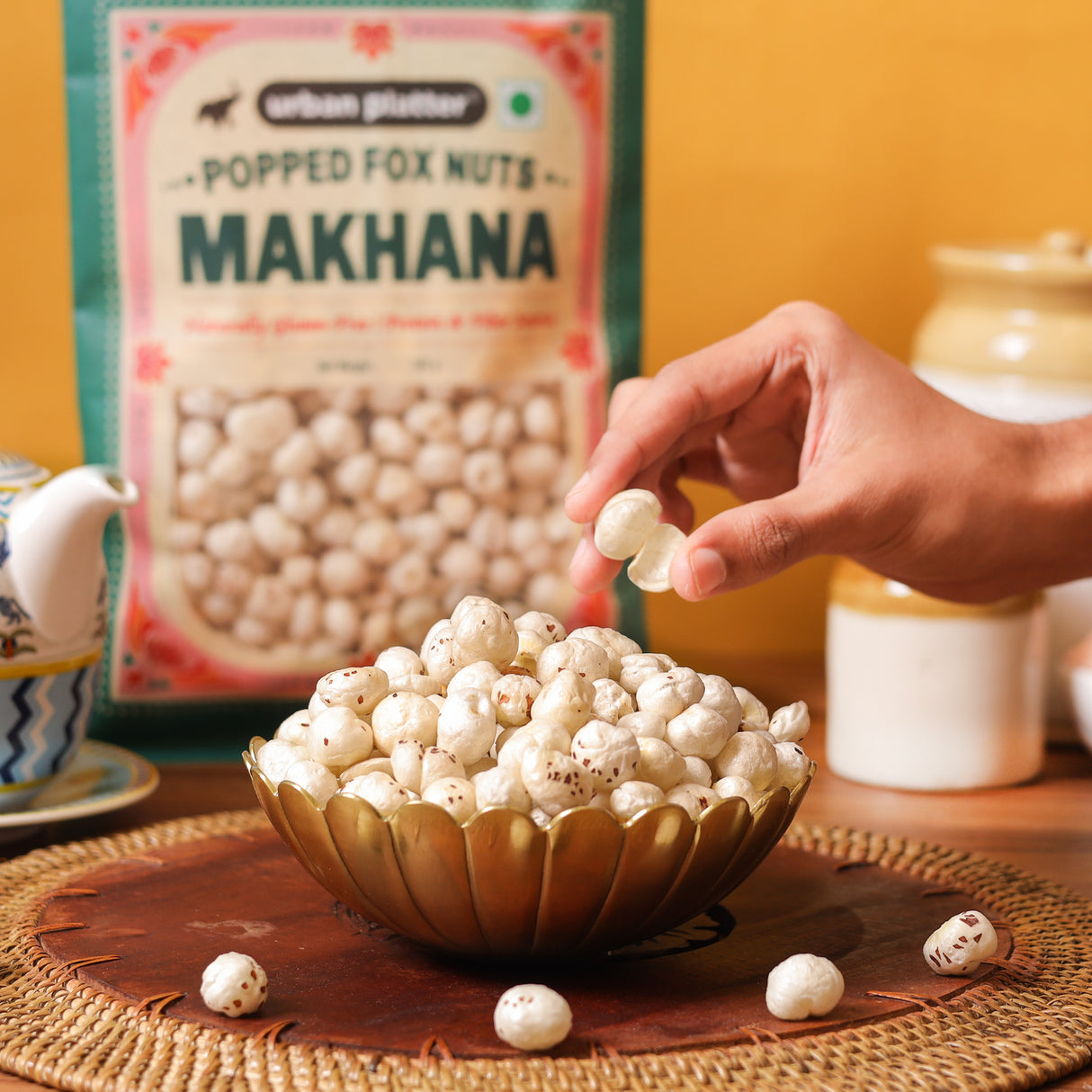 Puffed Fox Nuts (Unroasted Makhana), 100g