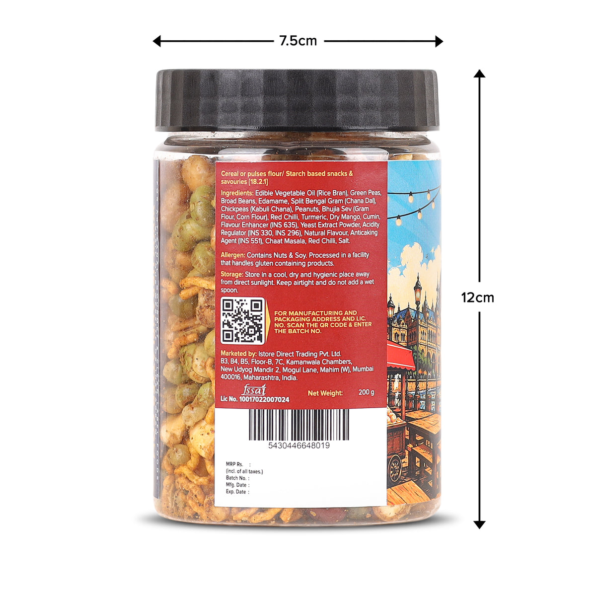 Pier Party Mix, 200g (A Bombay Style High Protein Masala Mix)