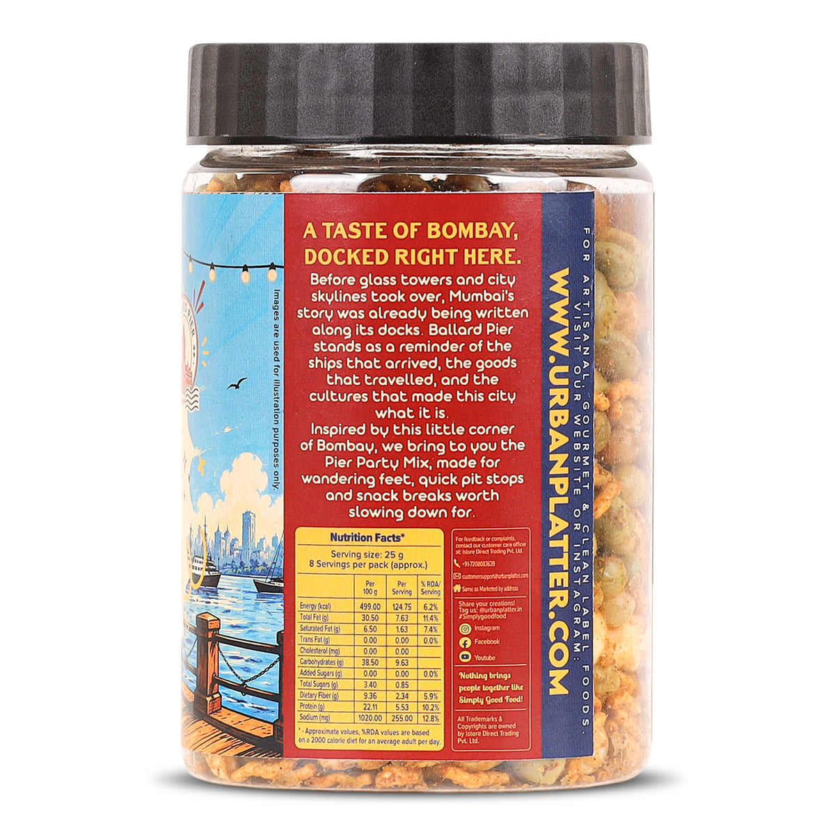 Pier Party Mix, 200g (A Bombay Style High Protein Masala Mix)