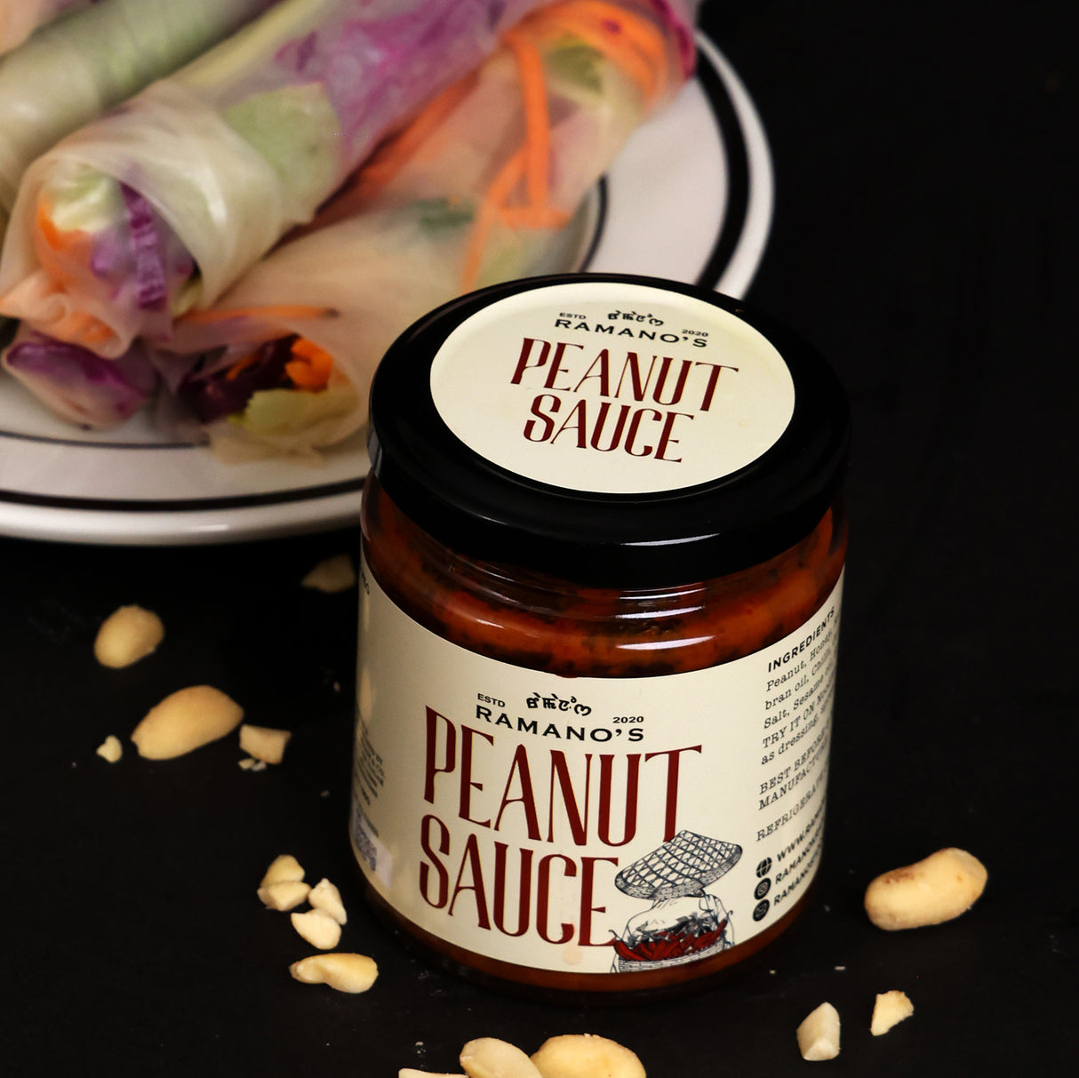 Peanut Sauce, 190g (Creamy Roasted Peanut Sauce | Rich & Nutty | No MSG | No Preservatives | Ready to Use)