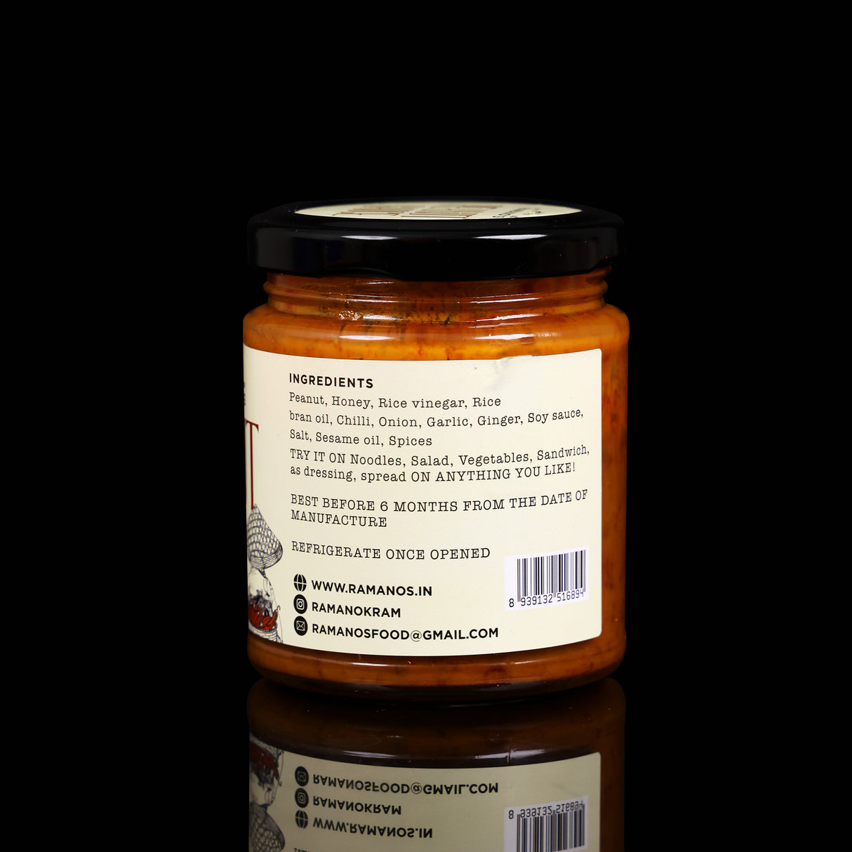 Peanut Sauce, 190g (Creamy Roasted Peanut Sauce | Rich & Nutty | No MSG | No Preservatives | Ready to Use)
