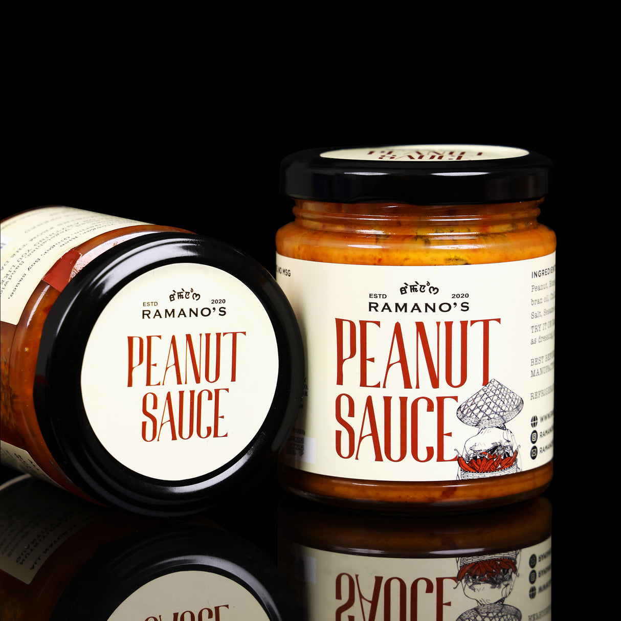 Peanut Sauce, 190g (Creamy Roasted Peanut Sauce | Rich & Nutty | No MSG | No Preservatives | Ready to Use)