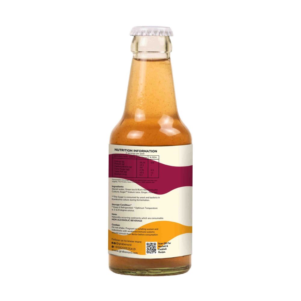 Grabenord Kombucha KOKAGIN (Kokam Ginger), 250ml