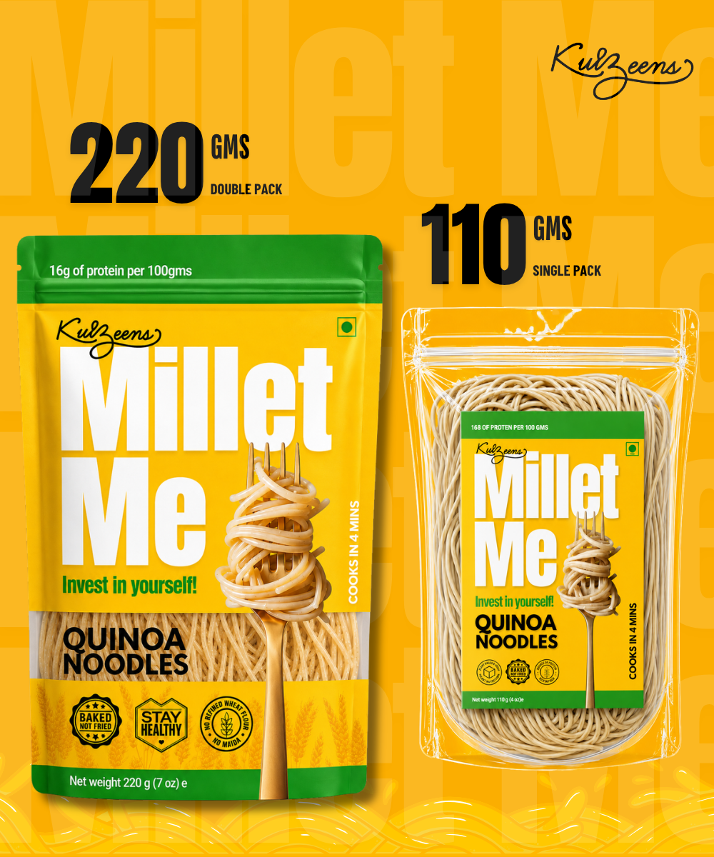 Millet Me Quinoa Noodles, 220g (Complete Protein & Premium Superfood)