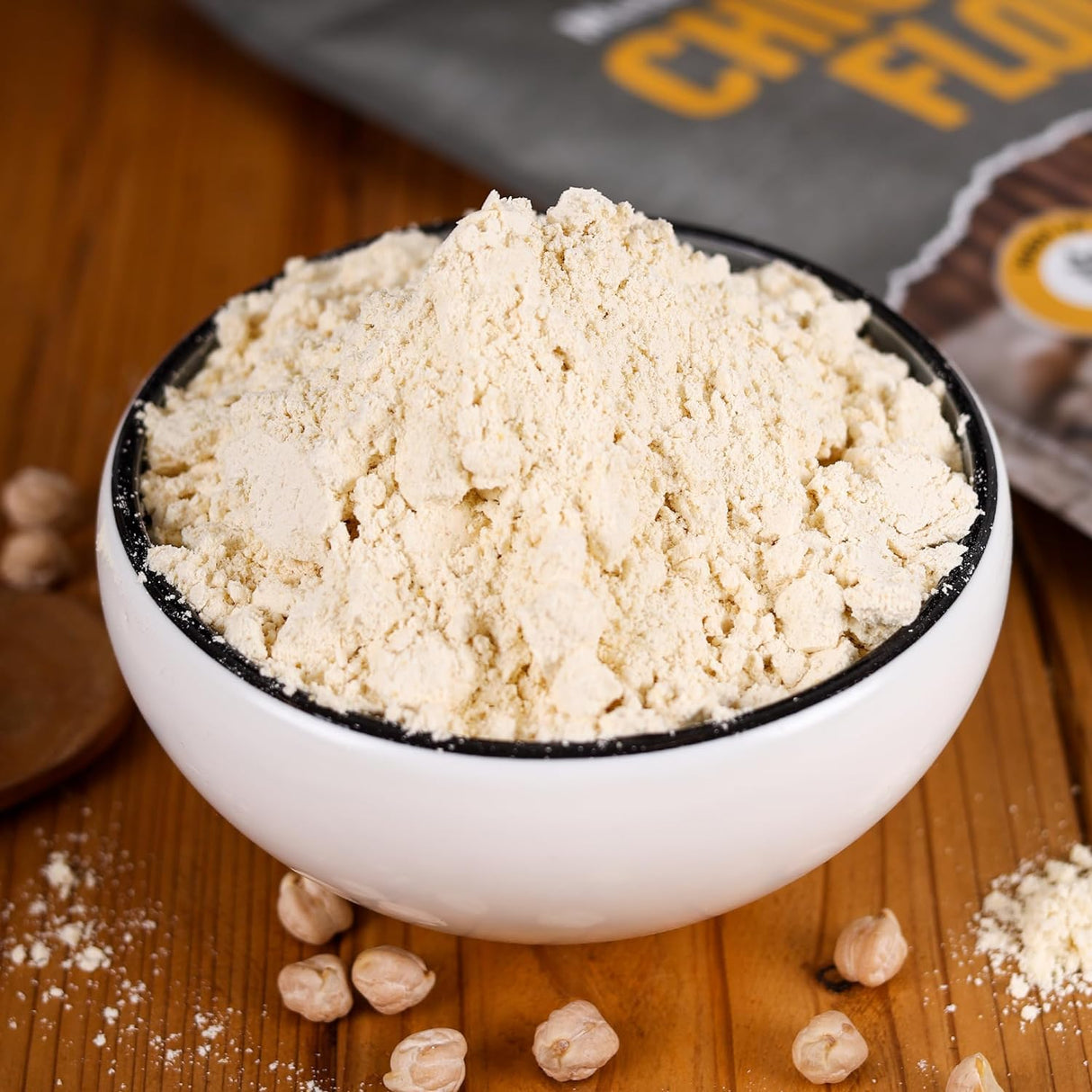 USA Chickpeas Flour, 1Kg (High in Fiber & Protein, Ideal for Baking, Gluten-free)