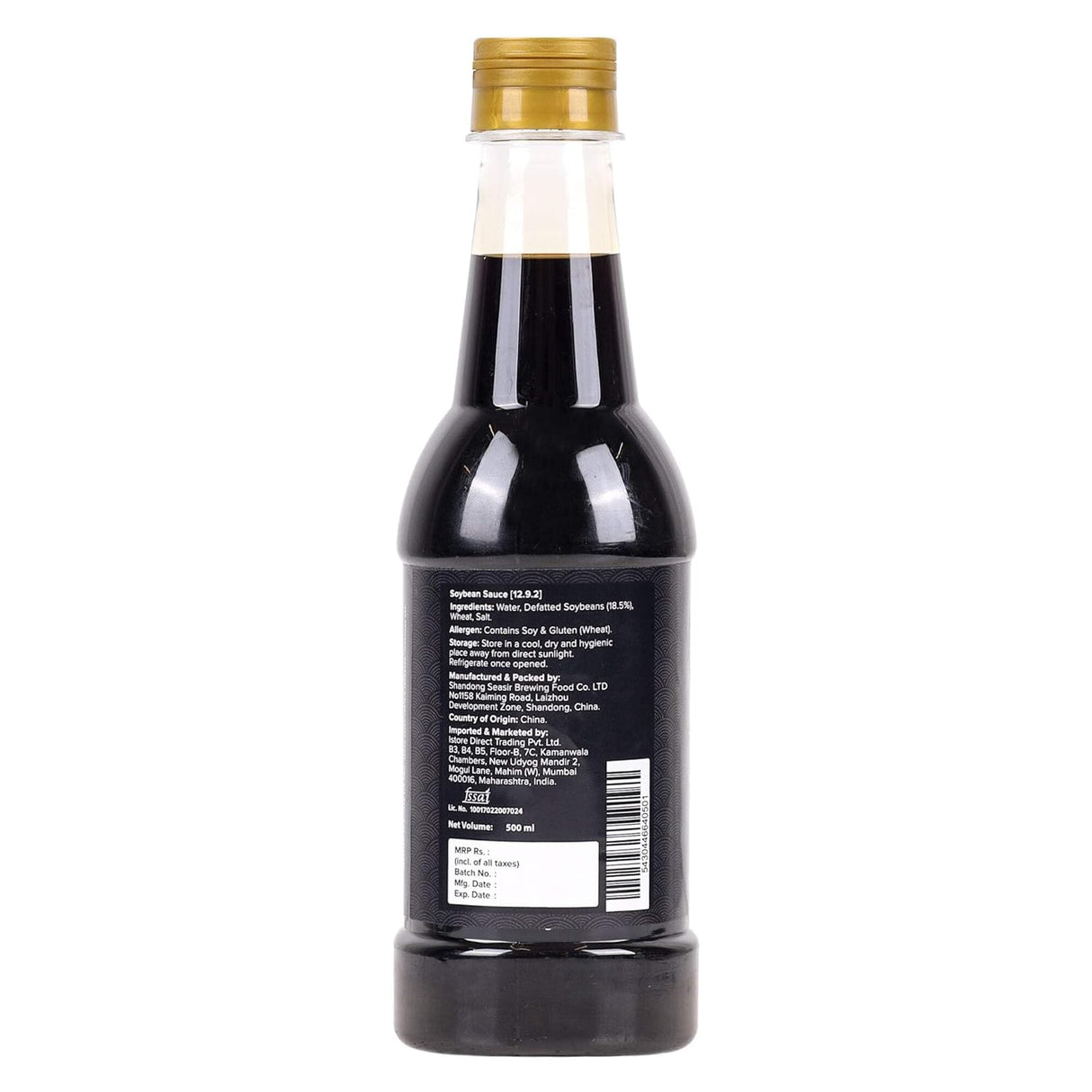 Premium Soy Sauce, 500ml (Traditionally Brewed from Soya Beans | All-purpose Asian Umami Seasoning | Clean-label)