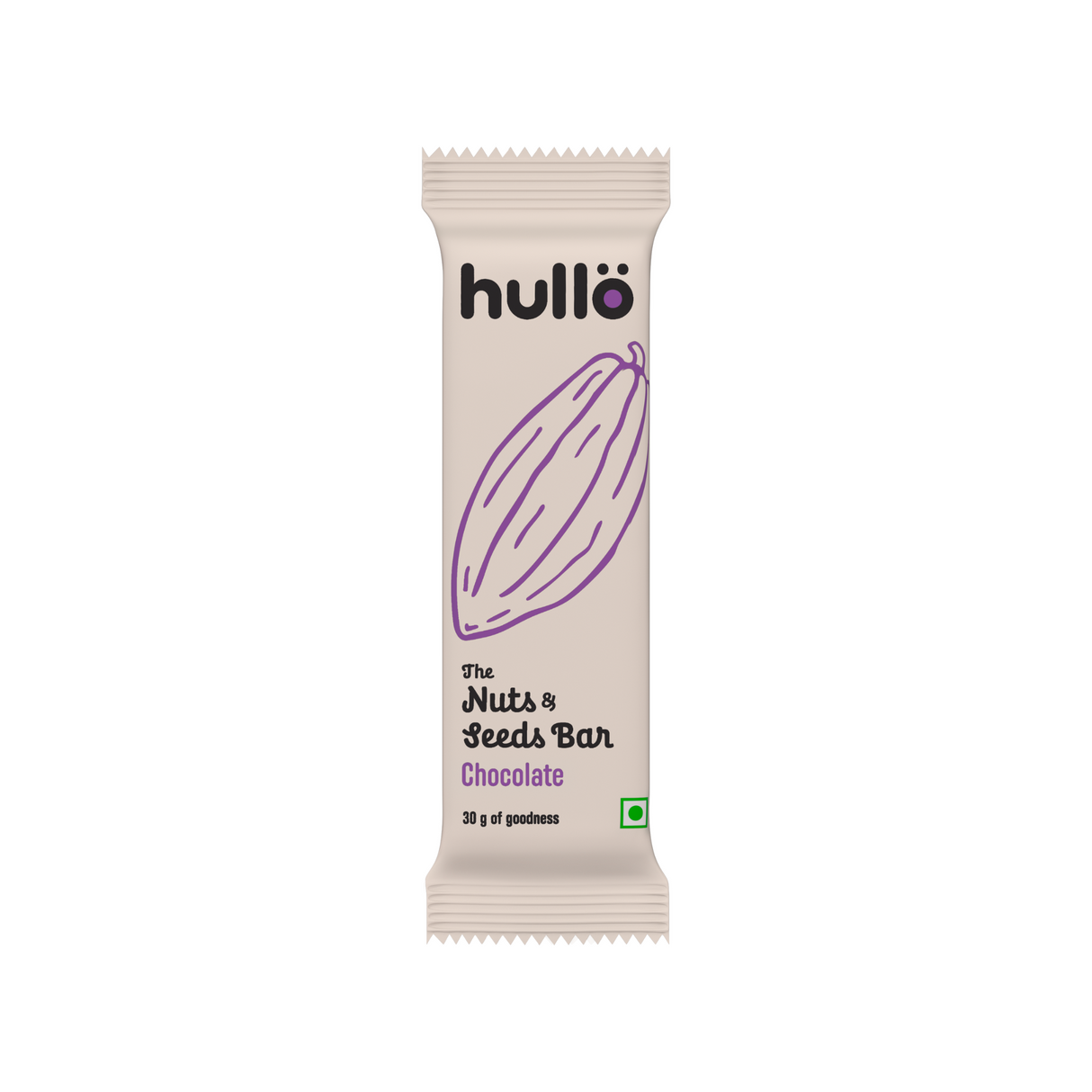 HULLO The Nuts & Seeds Bar - Chocolate, 180g (6x30g)