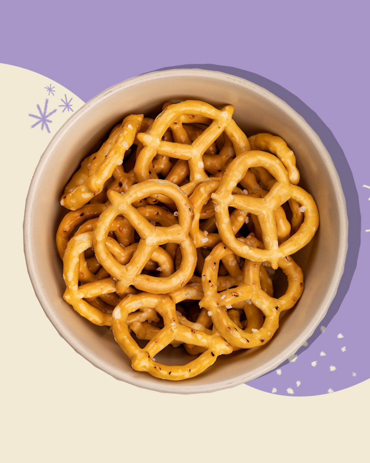 Atom Eats Salted Large Pretzel Knots, 60g