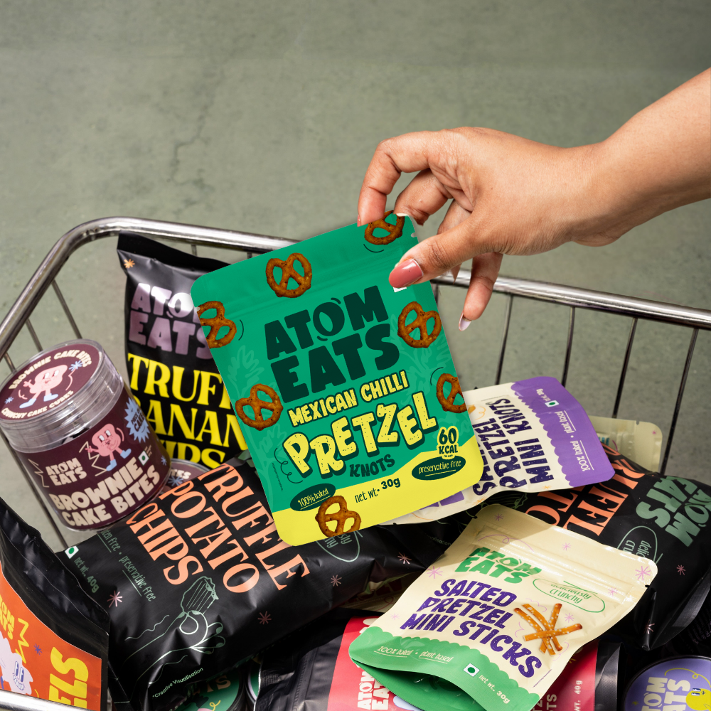 Atom Eats Mexican Chilli Pretzels, 30g