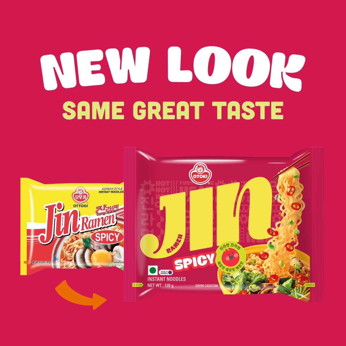 Otoki Jin Ramen Spicy, 120g