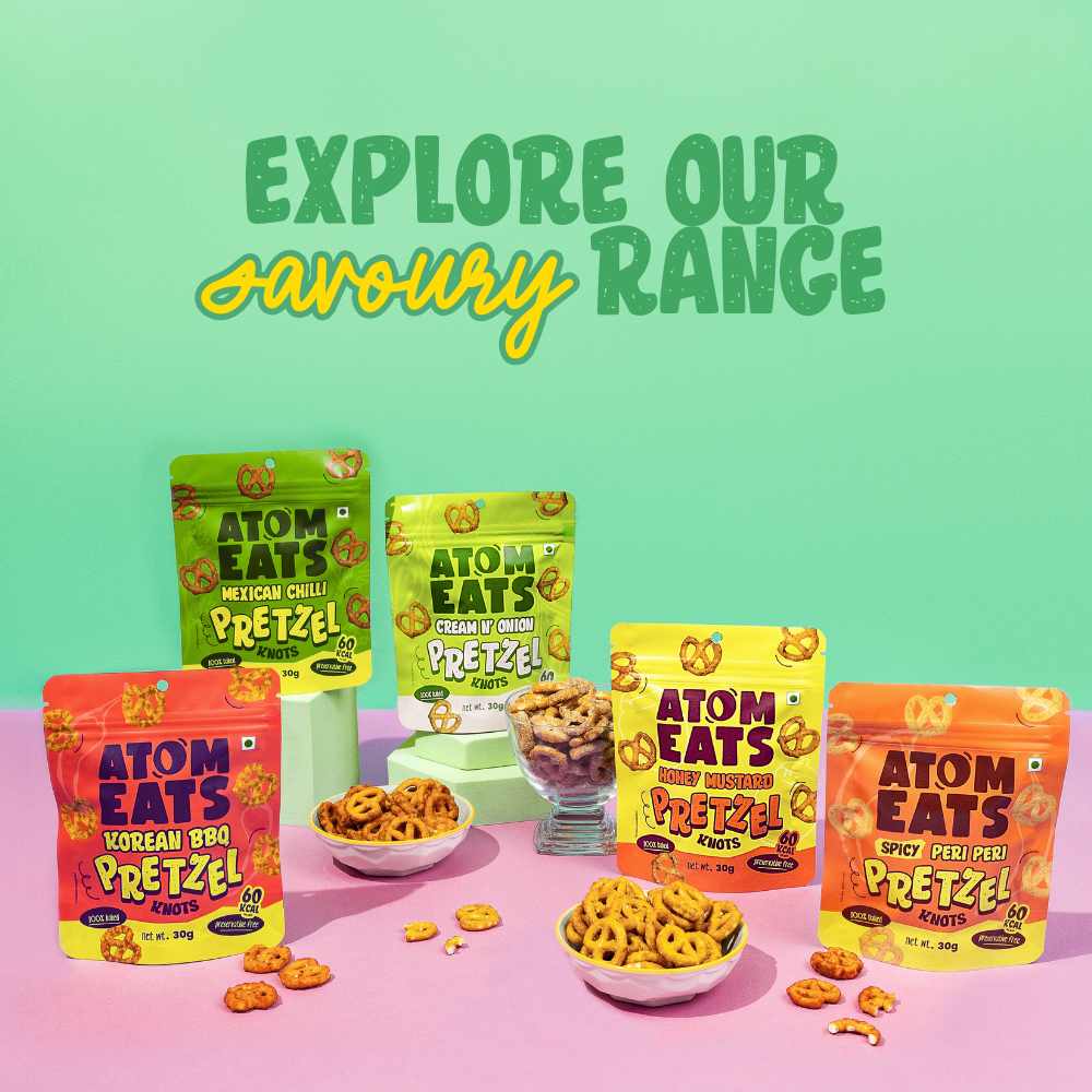 Atom Eats Mexican Chilli Pretzels, 30g