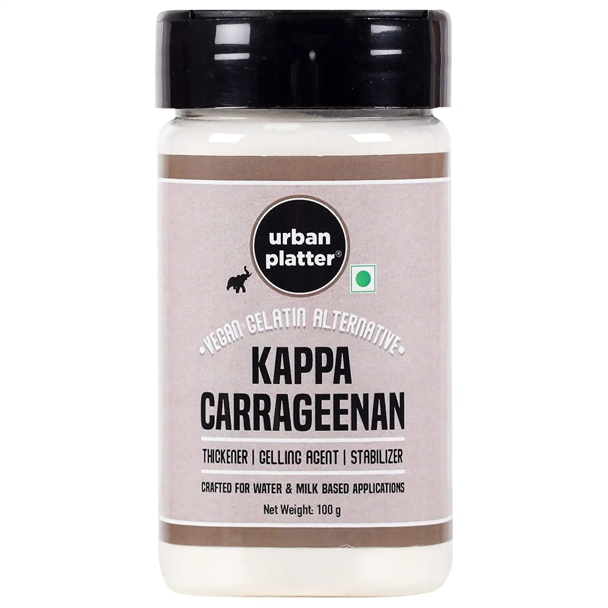 Urban Platter Kappa Carrageenan Powder, 100g (Made for Milk-Based & Water-Based Applications)