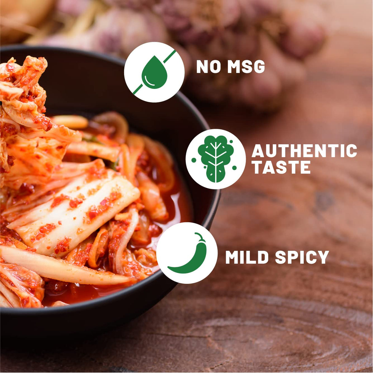 Urban Platter Korean Kimchi, 350g (Product of Korea, Staple Traditional Korean Recipe, Shelf-stable and Preservative-free)