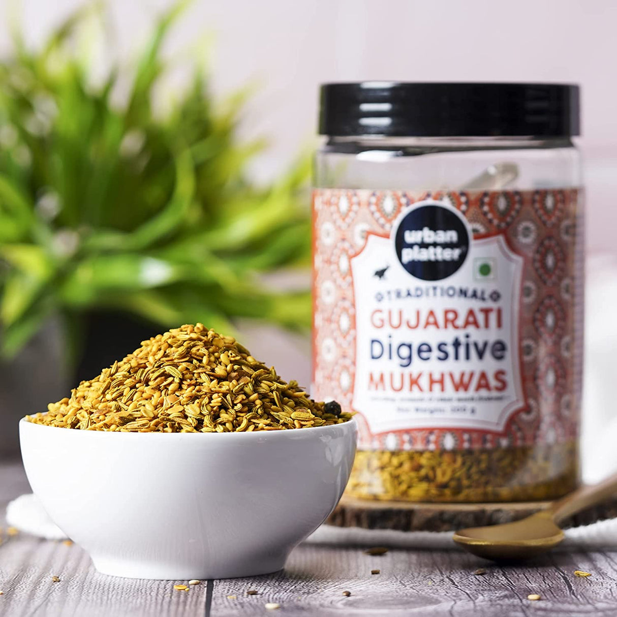 Urban Platter Traditional Gujarati Digestive Mukhwas, 200g (Mouth Freshener | Digestive | After-Meal Snack | Rich in Fibre)